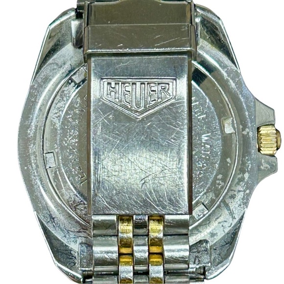 Vintage Heuer Professional 200 Meters Two-Tone Diver Watch w/ Box & Papers - Picture 5 of 9